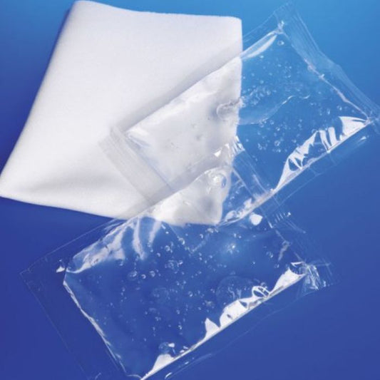 Cloth Holder with Two Clear Cold Gel Packs
