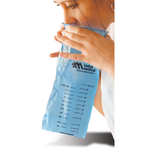 Case of Emesis Barf Bags (30 Pack) Hospital Grade Nausea Bags - The New You Recovery Kit